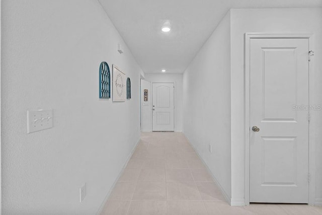232 Summerlin Loop, Haines City, FL 33844 - corridor with recessed lighting and light tile patterned floors