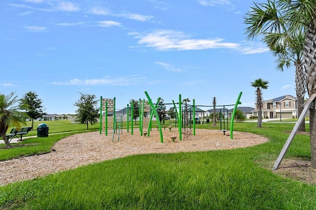 232 Summerlin Loop, Haines City, FL 33844 - community jungle gym featuring a lawn