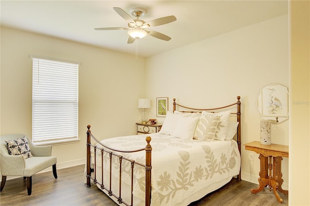 1774 Pasture Loop, Oviedo, FL 32765 - bedroom with wood finished floors and a ceiling fan