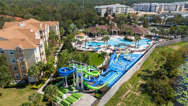 2616 Bowring St, Kissimmee, FL 34747 - aerial view of a pool area