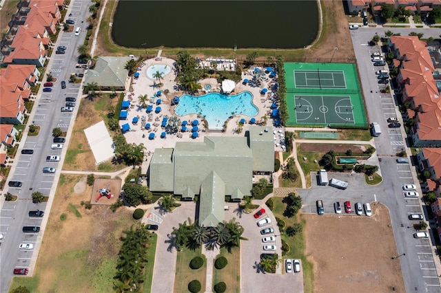 8940 Sugar Palm Rd, Kissimmee, FL 34747 - aerial view of property and surrounding area with a pool area
