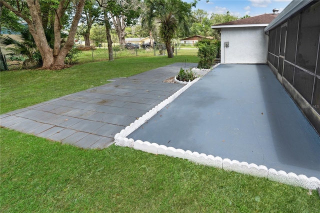 543 Silver Crse, Ocala, FL 34472 - view of patio / terrace featuring a sunroom