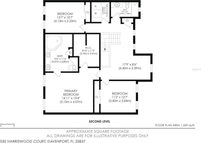 530 Harriswood Ct, Davenport, FL 33837 - view of home floor plan