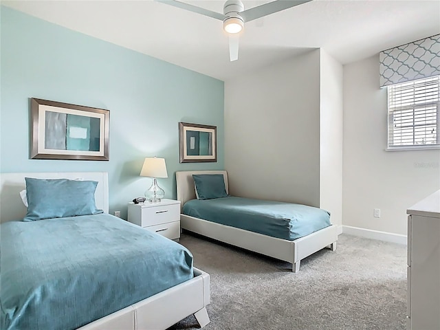 1521 Tranquil Ave, Clermont, FL 34714 - bedroom with light carpet and a ceiling fan