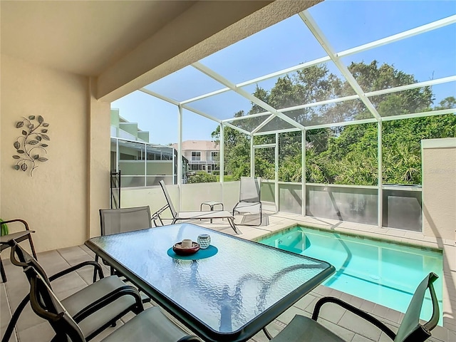 1521 Tranquil Ave, Clermont, FL 34714 - swimming pool featuring a patio area and a lanai