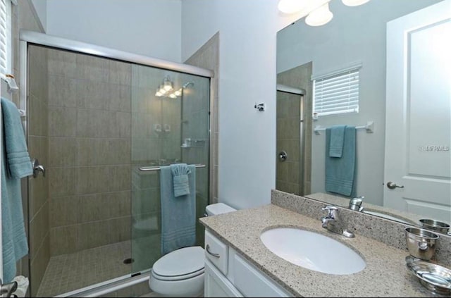 1545 Fairview Cir, Reunion, FL 34747 - full bathroom with vanity and a stall shower