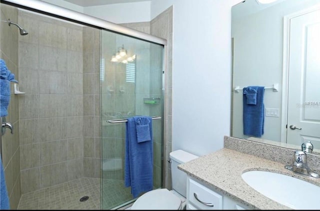 1545 Fairview Cir, Reunion, FL 34747 - full bathroom with vanity and a stall shower