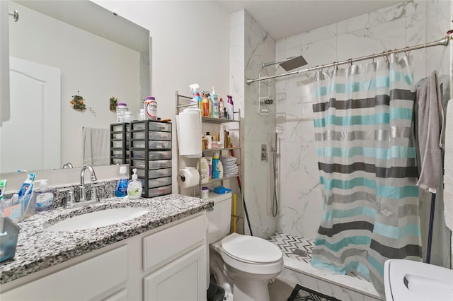 5808 Arboretum St, Saint Cloud, FL 34771 - bathroom featuring a stall shower and vanity
