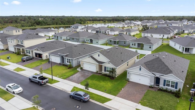 5808 Arboretum St, Saint Cloud, FL 34771 - aerial view of residential area featuring a nearby body of water