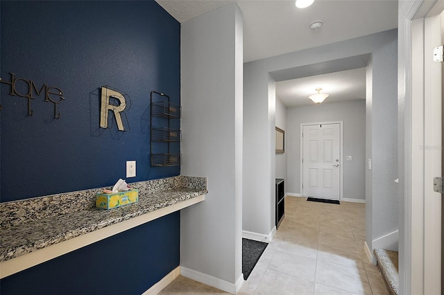 1292 Cavender Creek Rd, Minneola, FL 34715 - hallway with light tile patterned flooring