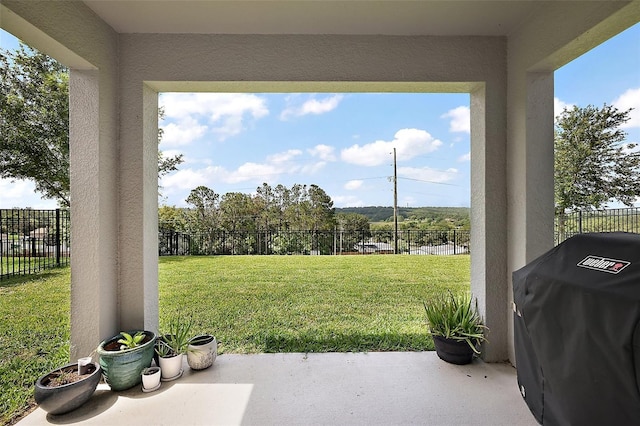 1292 Cavender Creek Rd, Minneola, FL 34715 - view of yard with a patio area