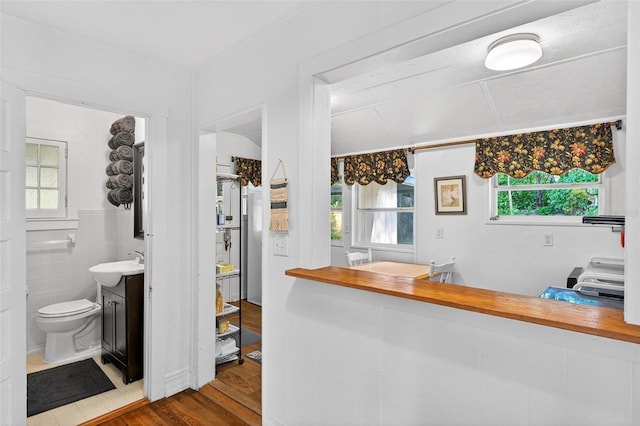 815 E 11th Ave, Mount Dora, FL 32757 - kitchen featuring plenty of natural light and wood finished floors