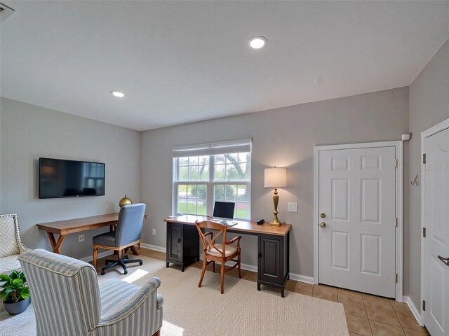 7462 Bentonshire Ave, Windermere, FL 34786 - office featuring recessed lighting and light tile patterned floors