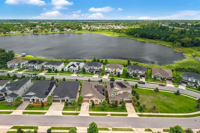 1593 Osprey View Dr, Apopka, FL 32703 - aerial perspective of suburban area with a large body of water