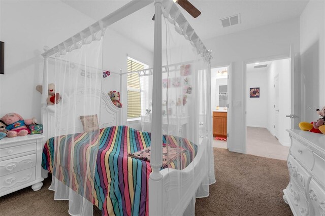 1593 Osprey View Dr, Apopka, FL 32703 - carpeted bedroom featuring a ceiling fan