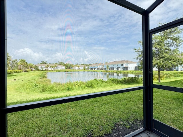 4171 Via Sienna Cir, Sarasota, FL 34243 - water view with nearby suburban area