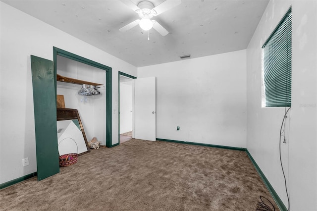905 Flewelling Ave, Ocoee, FL 34761 - unfurnished bedroom with carpet floors and ceiling fan