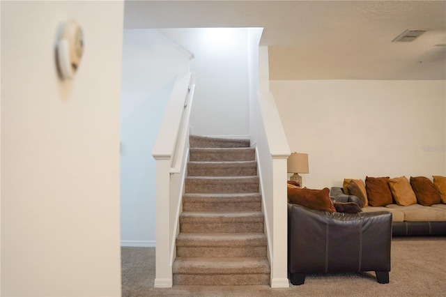 3569 Seneca Club Loop Unit 13, Orlando, FL 32808 - stairs featuring carpet