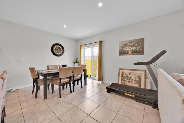 145 Piave St, Haines City, FL 33844 - dining room featuring light tile patterned flooring and recessed lighting