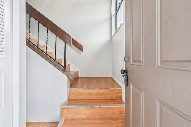 3118 S Semoran Blvd Unit 2, Orlando, FL 32822 - staircase with wood finished floors
