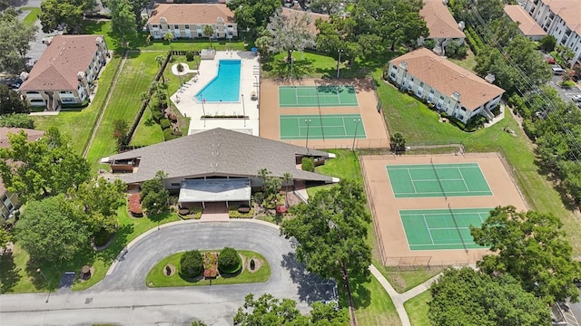 3118 S Semoran Blvd Unit 2, Orlando, FL 32822 - bird's eye view of a pool