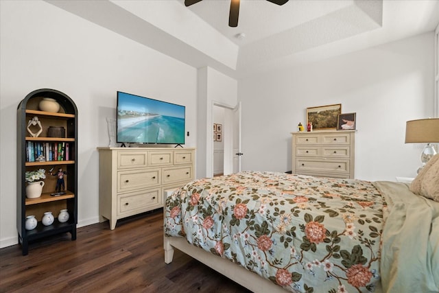 922 Grazie Loop, Davenport, FL 33837 - bedroom with dark wood finished floors and a ceiling fan