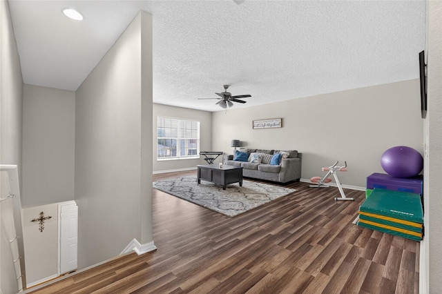1224 Blackwater Pond Dr, Orlando, FL 32828 - living room featuring a ceiling fan and wood finished floors