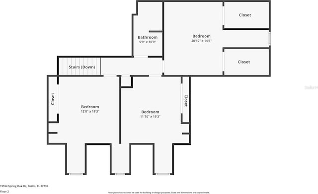 19554 Spring Oak Dr, Eustis, FL 32736 - view of property floor plan