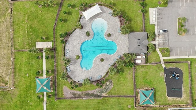 785 Orchid Grove Blvd, Davenport, FL 33837 - drone / aerial view of a pool area