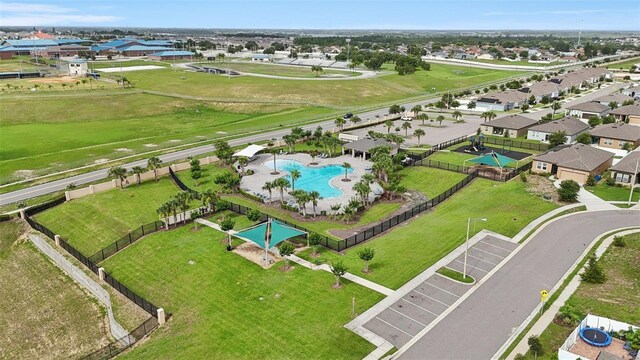 785 Orchid Grove Blvd, Davenport, FL 33837 - aerial view of residential area featuring a pool
