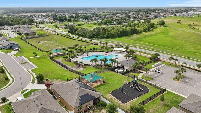 785 Orchid Grove Blvd, Davenport, FL 33837 - aerial view of residential area featuring a pool
