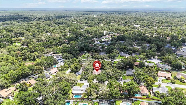 205 Stevenage Dr, Longwood, FL 32779 - aerial perspective of suburban area with a forest