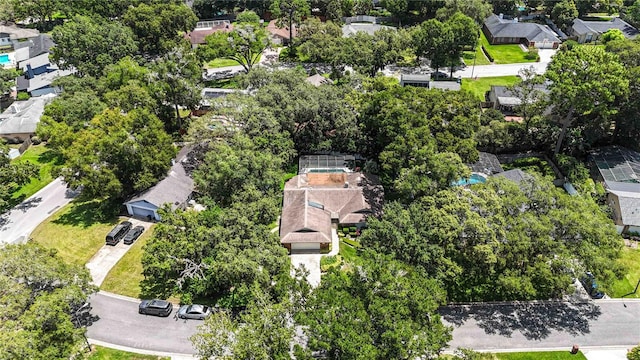 205 Stevenage Dr, Longwood, FL 32779 - aerial view of residential area with a tree filled landscape