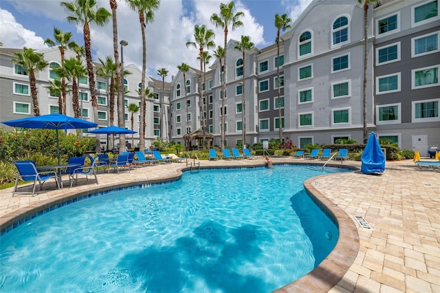 8303 Palm Pkwy Unit 402, Orlando, FL 32836 - community pool with a patio area