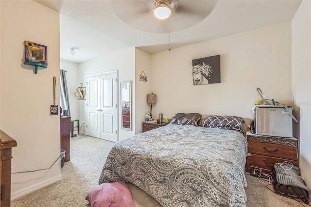819 Lucent Sands Ct, Brandon, FL 33511 - bedroom featuring carpet floors, a closet, and ceiling fan