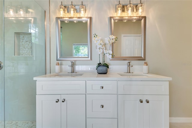 2024 Flaming Arrow Ct, Fern Park, FL 32730 - full bathroom featuring a tile shower and double vanity