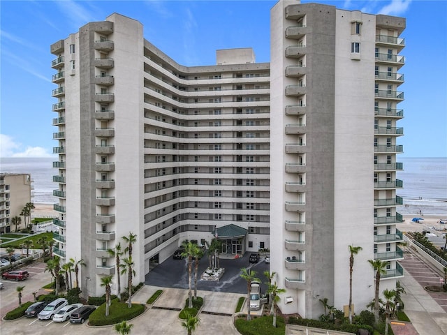 2055 S Atlantic Ave Unit 1410, Daytona Beach Shores, FL 32118 - view of apartment building / complex featuring a water view