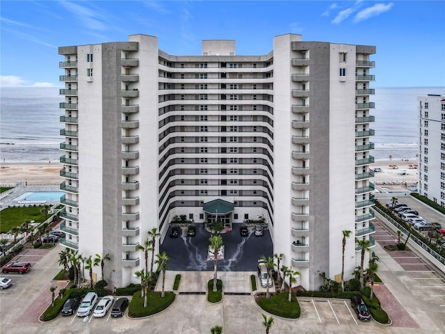 2055 S Atlantic Ave Unit 1410, Daytona Beach Shores, FL 32118 - view of apartment building / complex featuring a water view
