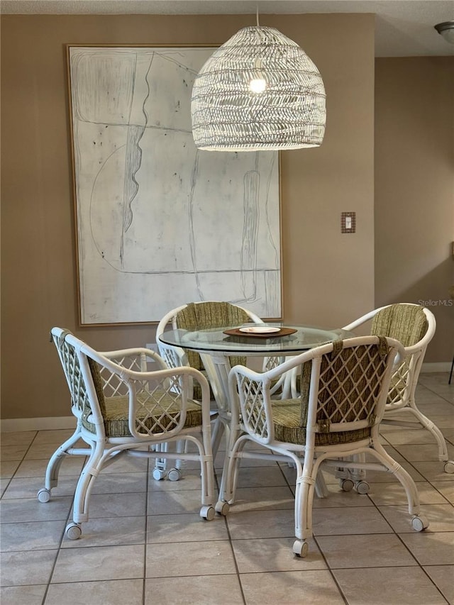 2400 Forest Dr Unit 219, Inverness, FL 34453 - dining space with tile patterned floors