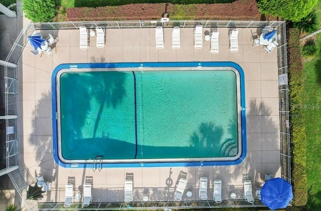 2400 Forest Dr Unit 219, Inverness, FL 34453 - bird's eye view of a pool