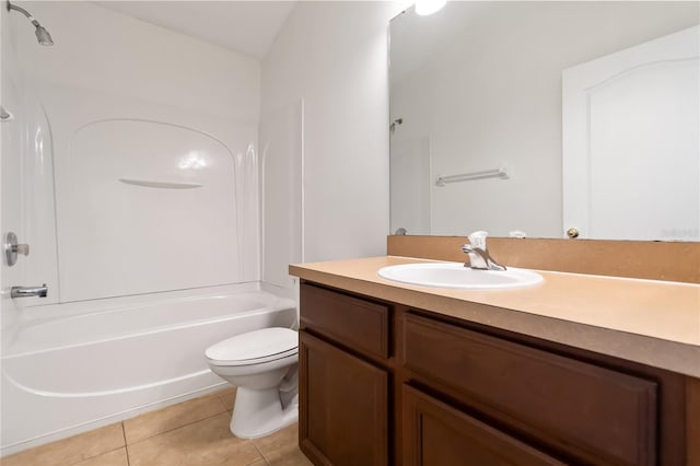 6484 S Goldenrod Rd Unit 41A, Orlando, FL 32822 - bathroom with vanity, tile patterned flooring, and shower / bathtub combination