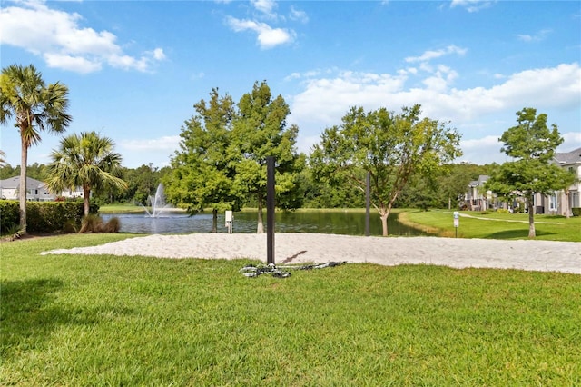 6484 S Goldenrod Rd Unit 41A, Orlando, FL 32822 - view of home's community featuring a water view and a lawn