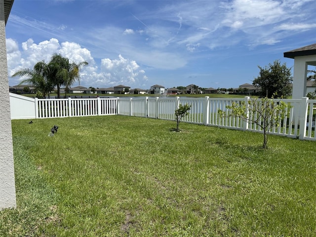 2824 Neverland Dr, New Smyrna Beach, FL 32168 - fenced backyard with a water view and a residential view