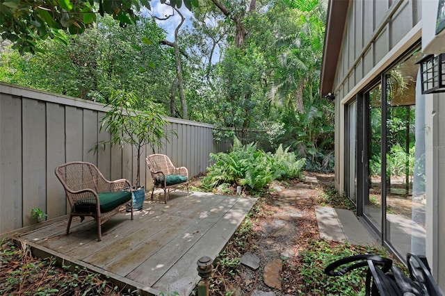 4702 Shorecrest Dr, Orlando, FL 32817 - fenced backyard with a deck