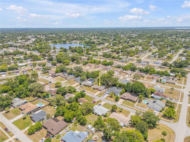 879 Tamerlane St, Deltona, FL 32725 - aerial view of residential area with a large body of water