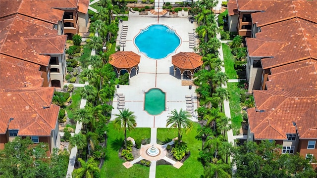 5566 Metrowest Blvd Unit 10, Orlando, FL 32811 - drone / aerial view of a pool area