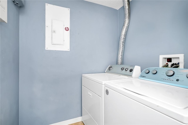 5566 Metrowest Blvd Unit 10, Orlando, FL 32811 - washroom with electric panel and separate washer and dryer