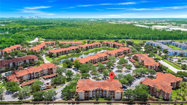 5566 Metrowest Blvd Unit 10, Orlando, FL 32811 - aerial view of a large body of water and a heavily wooded area