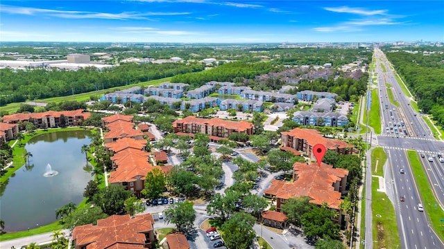 5566 Metrowest Blvd Unit 10, Orlando, FL 32811 - drone / aerial view of a main thoroughfare and a large body of water