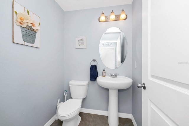 609 Big Pine Ave, Minneola, FL 34715 - half bath featuring toilet and tile patterned floors